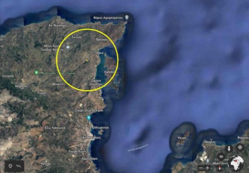 Plaka bei Elounda Kreta, Plaka: 3 Grundstücke mit Meerblick und Baugenehmigungen bei Elounda zu verkaufen Grundstück kaufen